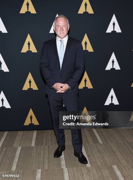 Composer John Debney arrives at The Academy Of Motion Picture Arts And Sciences presentation of "The Sherman Brothers: A Hollywood Songbook" at the...