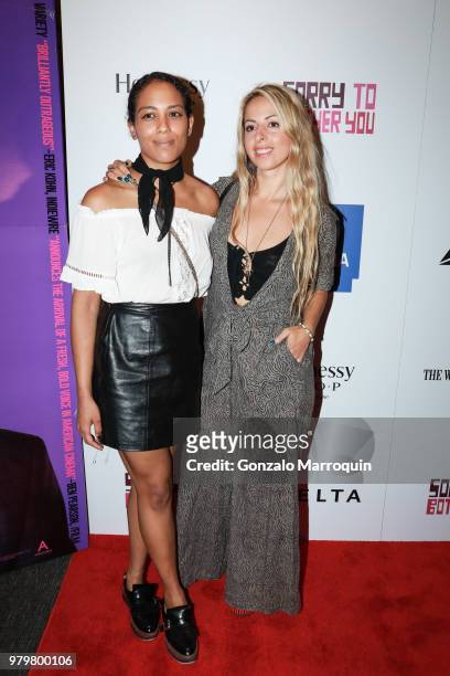 Alia Shawkat and Crystal Moselle during the 10th Annual BAMcinemaFest Opening Night Premiere Of "Sorry To Bother You" at BAM Harvey Theater on June...