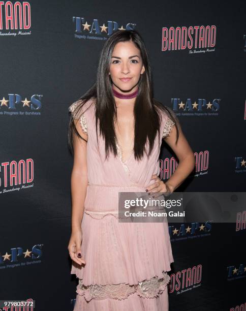 Ana Villafane attends the "Bandstand: The Broadway Musical On Screen" New York premiere at SVA Theater on June 20, 2018 in New York City.