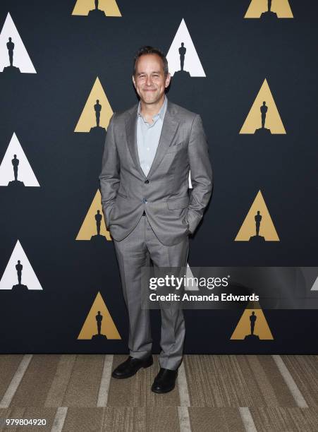 Producer Jonas Rivera arrives at The Academy Of Motion Picture Arts And Sciences presentation of "The Sherman Brothers: A Hollywood Songbook" at the...