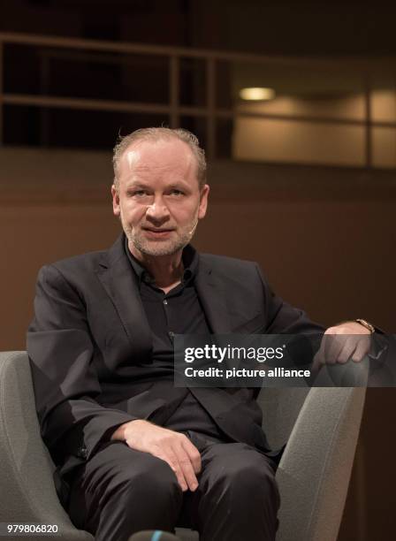 March 2018, Germany, Berlin: Bestseller author Ferdinand von Schirach speaks during the presentation of his new book 'Strafe' at the chamber music...