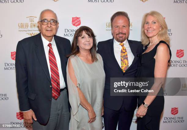 William Hanna, Barbara Hanna, Craig Darian and Kim Darian attend the 2018 Sally Awards presented by The Salvation Army at the Beverly Wilshire Four...