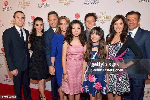 Maria Canals-Barrera, David Barrera and guests attend the 2018 Sally Awards presented by The Salvation Army at the Beverly Wilshire Four Seasons...