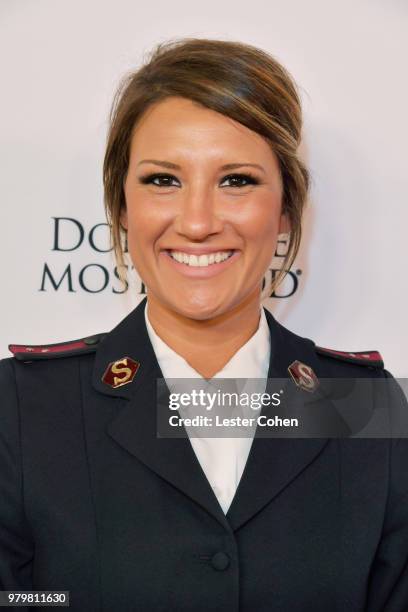 Lt. Thais Viana attends the 2018 Sally Awards presented by The Salvation Army at the Beverly Wilshire Four Seasons Hotel on June 20, 2018 in Beverly...