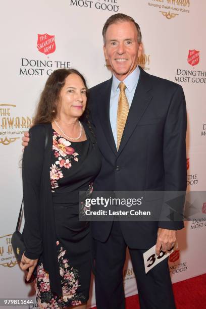 Barbara Buce and Robert Buce attend the 2018 Sally Awards presented by The Salvation Army at the Beverly Wilshire Four Seasons Hotel on June 20, 2018...