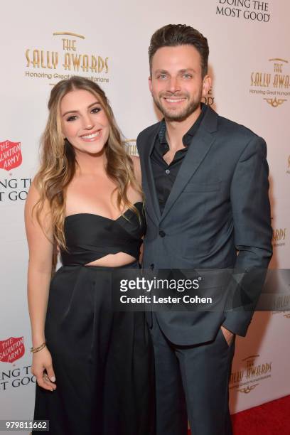 Jordan Pruitt and Brian Fuente attend the 2018 Sally Awards presented by The Salvation Army at the Beverly Wilshire Four Seasons Hotel on June 20,...