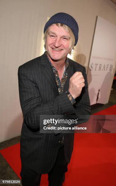 March 2018, Germany, Berlin: The actor and director Detlev Buck attends the presentation of the new book 'Strafe' by Ferdinand von Schirach at the...