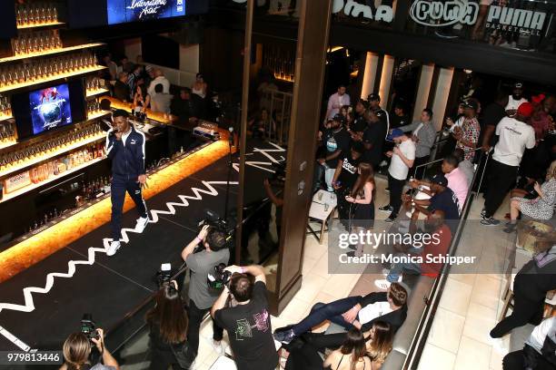 Boogie wit da Hoodie performs onstage during the PUMA Basketball launch party at 40/40 Club on June 20, 2018 in New York City.