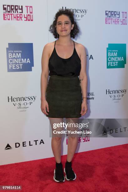 Ilana Glazer attends "Sorry To Bother You" 10th Annual BAMcinemaFest Opening Night Premiere at BAM Harvey Theater on June 20, 2018 in New York City.