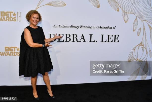 Debra Lee attends the Debra Lee Pre-BET Awards Dinner at Vibiana on June 20, 2018 in Los Angeles, California.