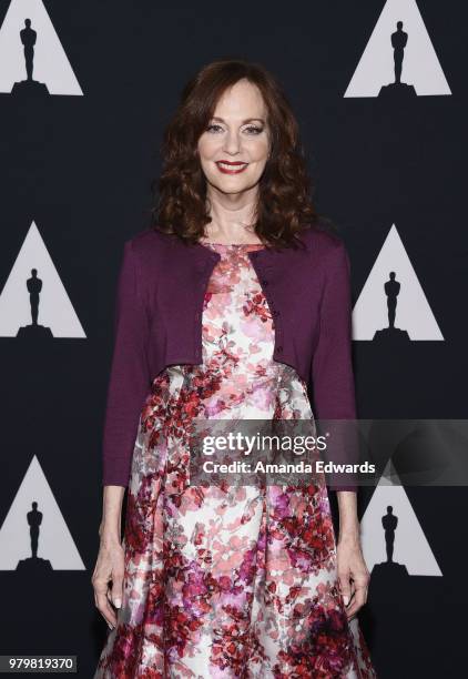 Actress Lesley Ann Warren arrives at The Academy Of Motion Picture Arts And Sciences presentation of "The Sherman Brothers: A Hollywood Songbook" at...