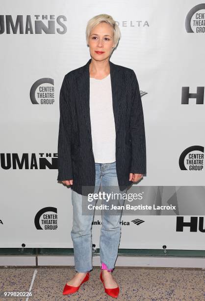 Liza Weil attends the opening night of the 'Humans' at the Ahmanson Theatre on June 20, 2018 in Los Angeles, California.