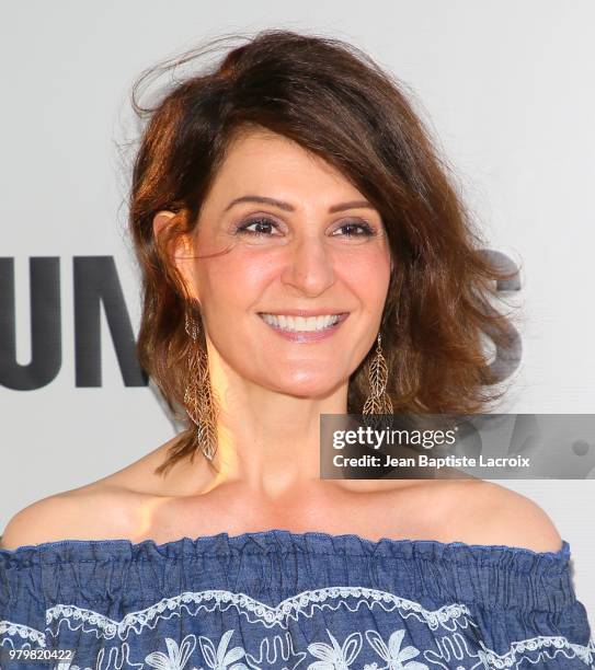 Nia Vardalos attends the opening night of the 'Humans' at the Ahmanson Theatre on June 20, 2018 in Los Angeles, California.