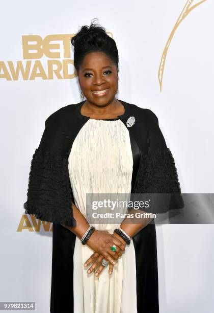 LaTanya Richardson attends the Debra Lee Pre-BET Awards Dinner at Vibiana on June 20, 2018 in Los Angeles, California.