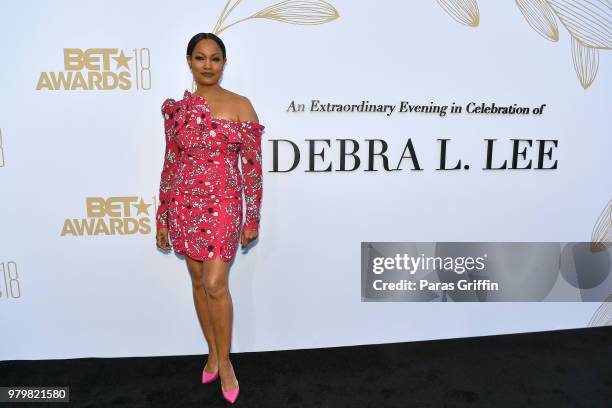 Garcelle Beauvais attends the Debra Lee Pre-BET Awards Dinner at Vibiana on June 20, 2018 in Los Angeles, California.