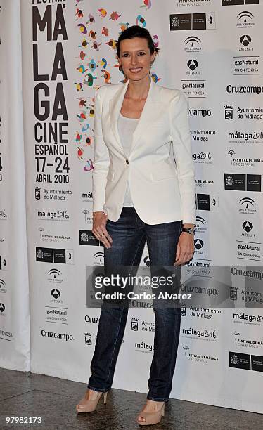 Lucia Riano attends "Malaga Film Festival" presentation party at the "Casa de America" on March 23, 2010 in Madrid, Spain.