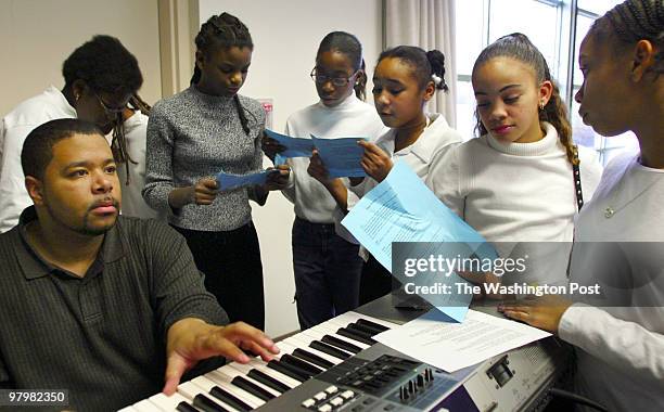 The Martin Luther King Choir, comprised of students from local schools, gave a live dress rehearsal at Chinn Regional library for family and friends....