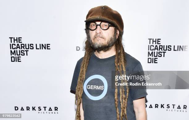 Keith Morris attends Dark Star Pictures' "The Icarus Line Must Die" Los Angeles premiere at the Regent Theater on June 20, 2018 in Los Angeles,...