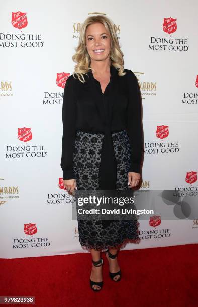 Controlling owner and president of the Los Angeles Lakers Jeanie Buss attends the 2018 Sally Awards at The Beverly Wilshire Four Seasons Hotel on...