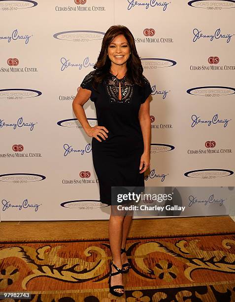 Jenny Craig spokesperson Valerie Bertinelli attends the Cedars-Sinai Sports Spectacular Women's Luncheon presented by Jenny Craig at Montage Beverly...