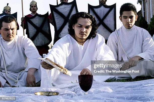 The Hispanic congregation of Our Lady of Angels Catholic church enacted a living Stations of the Cross on the afternoon of Good Friday. Parishioners...