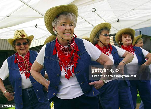 Country western was the theme of the annual picnic at the Prince William Senior Center at Manassas to celebrate Older Americans Month. Red and White...