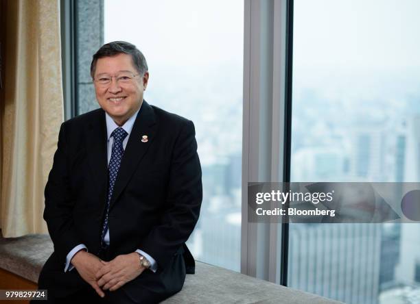 Carlos Dominguez, the Philippines' secretary of finance, poses for a photograph in Tokyo, Japan, on June 21, 2018. Dominguez assured that Philippine...