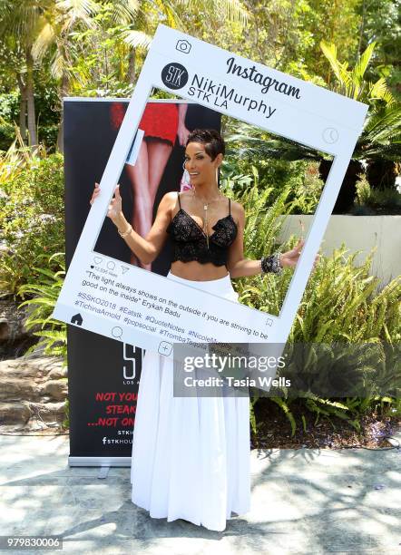 Niki Murphy attends the summer season kickoff 2018 party hosted by Nicole Murphy, Ludacris and Tichina Arnold at STK Los Angeles on June 20, 2018 in...