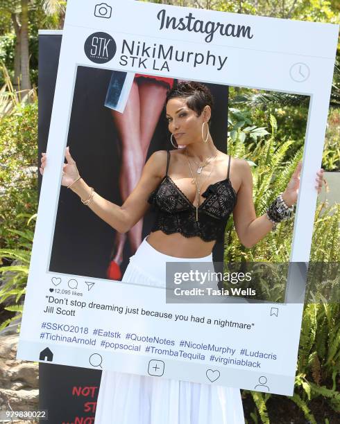 Niki Murphy attends the summer season kickoff 2018 party hosted by Nicole Murphy, Ludacris and Tichina Arnold at STK Los Angeles on June 20, 2018 in...