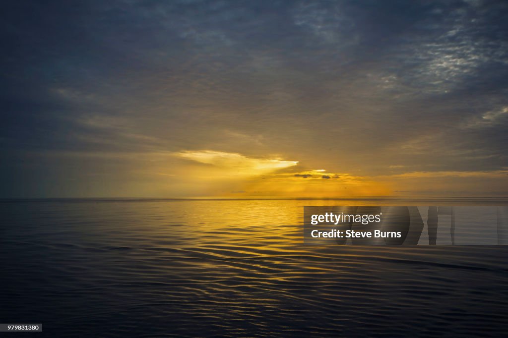 Sunset at Sea