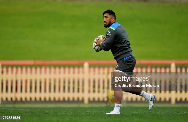 Sydney , Australia - 21 June 2018; Bundee Aki during Ireland rugby squad training at North Sydney Oval in Sydney, Australia.