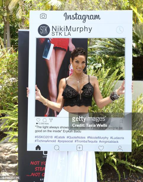 Niki Murphy attends the summer season kickoff 2018 party hosted by Nicole Murphy, Ludacris and Tichina Arnold at STK Los Angeles on June 20, 2018 in...