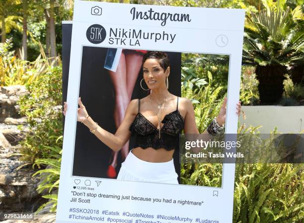 Niki Murphy attends the summer season kickoff 2018 party hosted by Nicole Murphy, Ludacris and Tichina Arnold at STK Los Angeles on June 20, 2018 in...