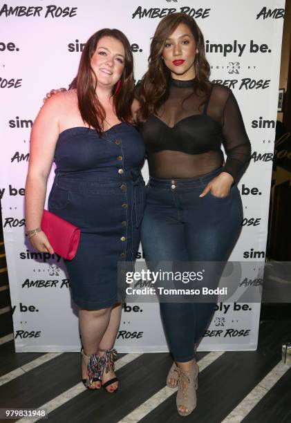 Rachel Richardson and Erica Lauren attend Amber Rose x Simply Be News  Photo - Getty Images