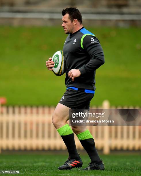 Sydney , Australia - 21 June 2018; Cian Healy during Ireland rugby squad training at North Sydney Oval in Sydney, Australia.