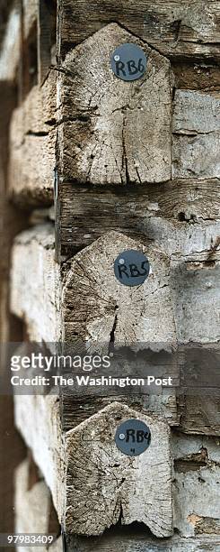 An unusually well-preserved log home built c.1820 is in the process of being dismantled and reassembled on another site in an effort to protect the...