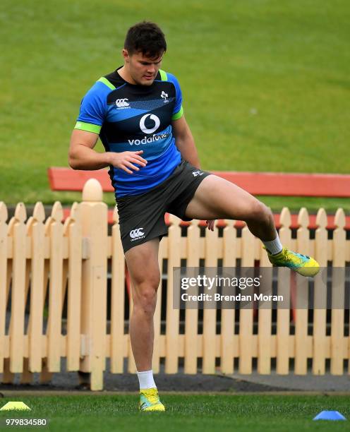 Sydney , Australia - 21 June 2018; Jacob Stockdale during Ireland rugby squad training at North Sydney Oval in Sydney, Australia.