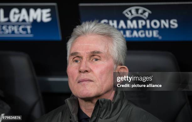 Bayern's manager Jupp Heynckes during the UEFA Champions League round of 16 second leg soccer match between Besiktas and FC Bayern Munich in Vodafone...