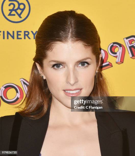 Anna Kendrick attends Refinery29's 29Rooms San Francisco Turn It Into Art Opening Party at the Palace of Fine Arts on June 20, 2018 in San Francisco,...