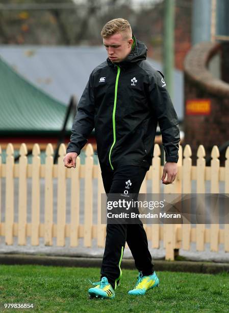 Sydney , Australia - 21 June 2018; Dan Leavy during Ireland rugby squad training at North Sydney Oval in Sydney, Australia.