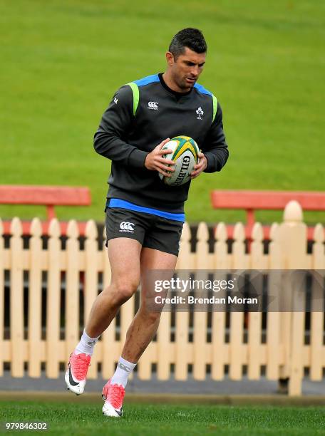 Sydney , Australia - 21 June 2018; Rob Kearney during Ireland rugby squad training at North Sydney Oval in Sydney, Australia.