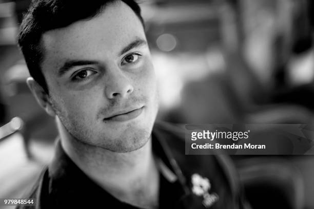Sydney , Australia - 21 June 2018; James Ryan poses for a portrait after an Ireland rugby press conference in Sydney, Australia.