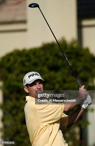 Kevin Sutherland competes at the PGA Tour - 45th Bob Hope Chrysler Classic Pro Am at PGA West Country Club January 23, 2004.