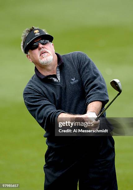 Bruce McGill competes in the second round at the PGA Tour - 45th Bob Hope Chrysler Classic Pro Am at La Quinta Country Club January 22, 2004.