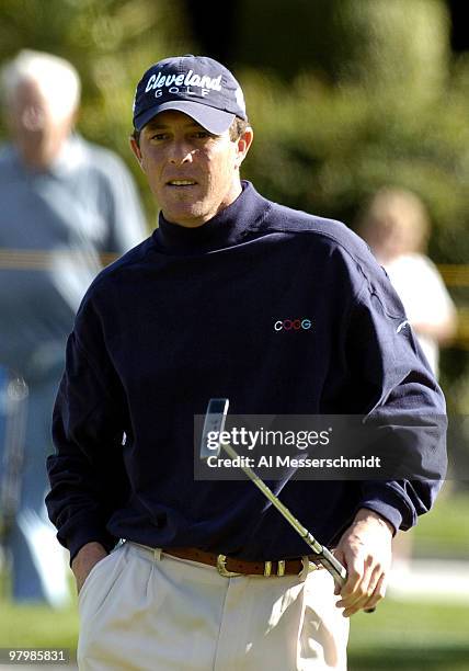 Jonathan Kaye competes in the second round at the PGA Tour - 45th Bob Hope Chrysler Classic Pro Am at La Quinta Country Club January 22, 2004.