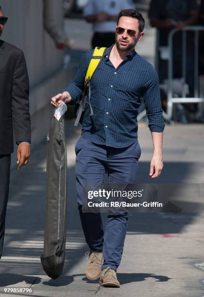 Nick Kroll is seen at 'Jimmy Kimmel Live' on June 20, 2018 in Los Angeles, California.