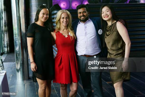 Tara Reed, Wyndy Sloan, Mukund Sadagopan and Snow Gia attend The Next Generation Board of The TEAK Fellowship Presents: A Midsummer Night at Ph-D...