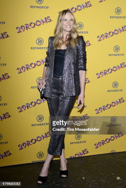Anne Vyalitsyna attends Refinery29's 29Rooms San Francisco Turn it into Art opening party on June 20, 2018 in San Francisco, California.