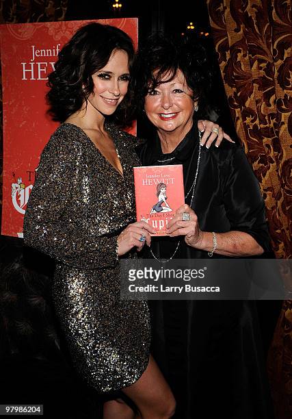 Jennifer Love Hewitt and her mother Pat Hewitt celebrate the launch of her first book "The Day I Shot Cupid" at Avenue on March 23, 2010 in New York...