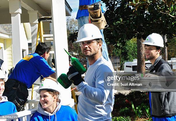 Heathcock family" -- "Extreme Makeover: Home Edition" travels to Hattiesburg, MS - with Christian Slater as the celebrity volunteer -- to meet...